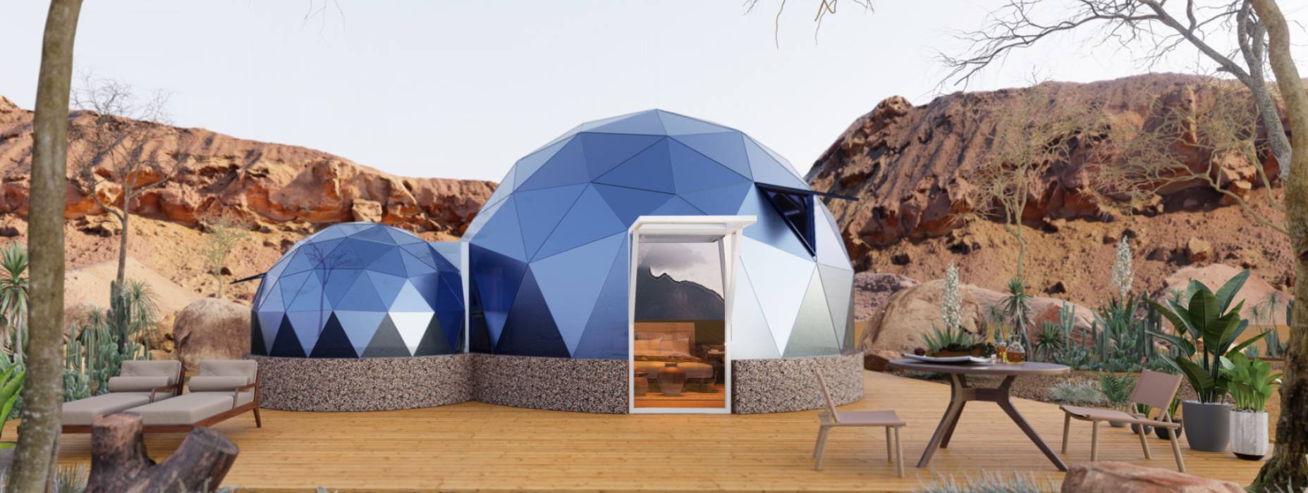 开县球形智能光伏玻璃星空房